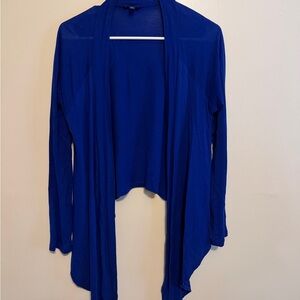 Express Women's Vibrant Blue Cardigan